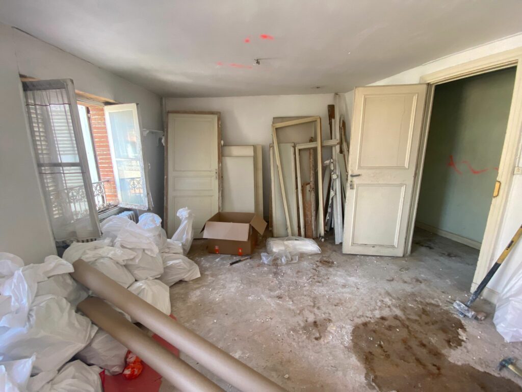 Chantier Rue de Metz (En cours) – Rénovation intégrale en cours · Rue de Metz Toulouse (photo 3)